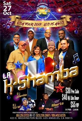 Event AX3 ENTERTAINMENT PRESENTA - LA KSHAMBA LIVE!!