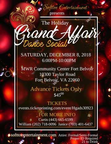 Event The Holiday "Grand Affair" Dance Social