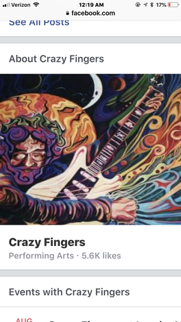 Event Grateful Dead w/ Crazy Fingers