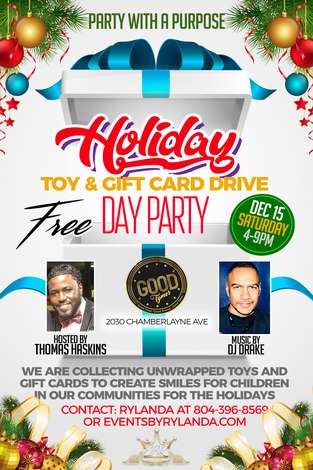 Event Holiday Toy & Gift Card Drive Day Party