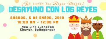Event SOLD OUT! ¡Desayuno con los Reyes Magos! Holiday Breakfast with the 3 Wisemen!