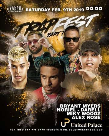 Event Trap Fest Part 1 Bryant Myers Noriel Darell Miky Woodz and Alex Rose Live At United Place