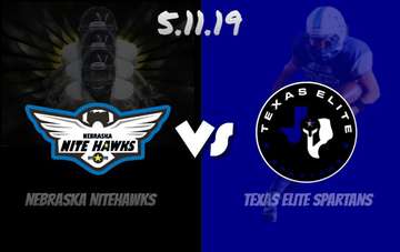 Event Nebraska Nite Hawks vs Texas Elite Spartans