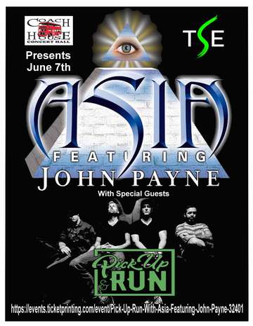 Event Pick Up & Run with Asia: Featuring John Payne