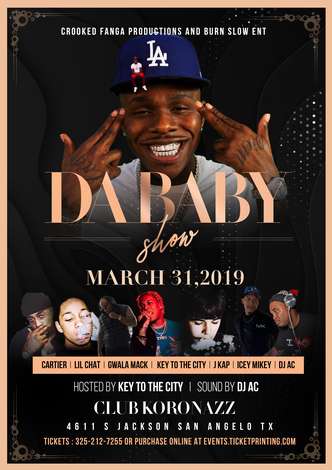 Event DA BABY LIVE