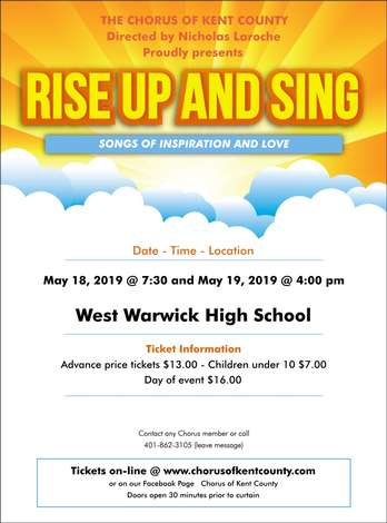 Event The Chorus of Kent County presents Rise Up and Sing
