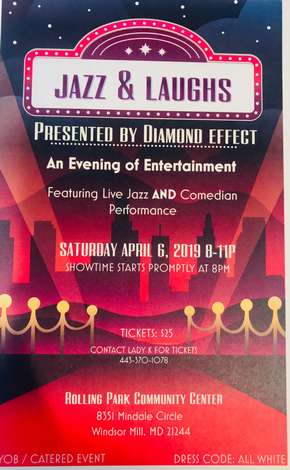 Event Jazz & Laughs! Presented by Diamond Effect