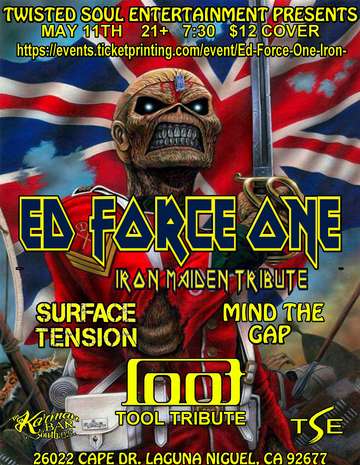 Event Ed Force One-Iron Maiden Tribute