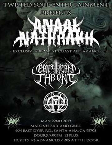 Event Anaal Nathrakh/Empyrean Throne