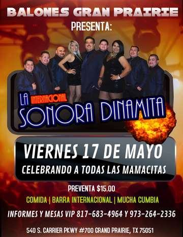 Event La Internacional Sonora Dinamita @ Los Balones GP