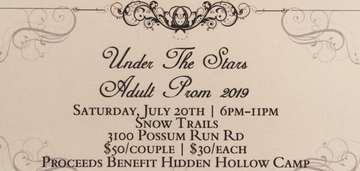 Event Under The Stars Adult Prom 2019