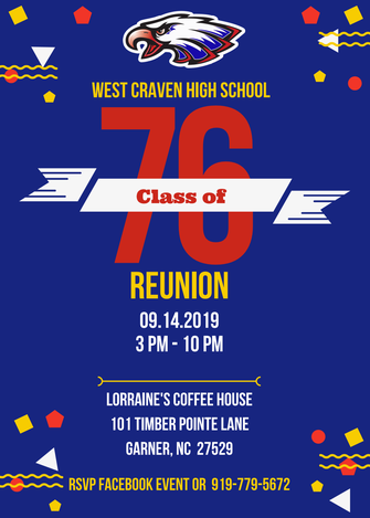 Event ** Private Event** West Craven High School Class of 1976 Reunion
