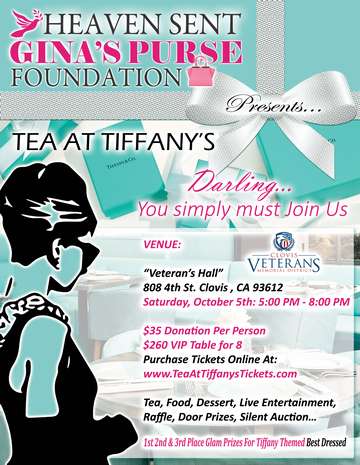Event Tea at Tiffany's - Darling...You Simply Must Join Us