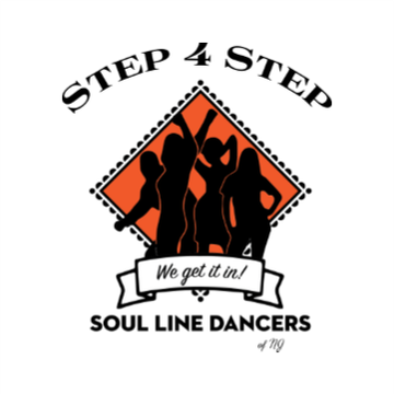 Event Step 4 Step Black & Orange Line Dance Jam