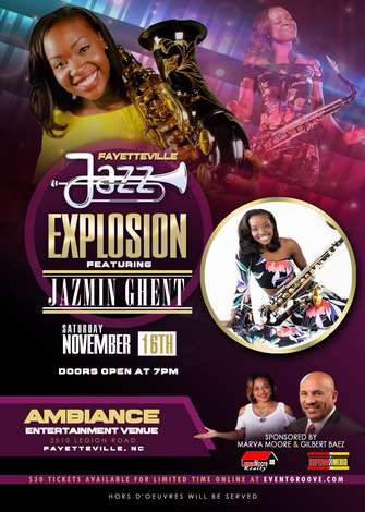 Event Jazz Explosion Featuring Jazmin Ghent