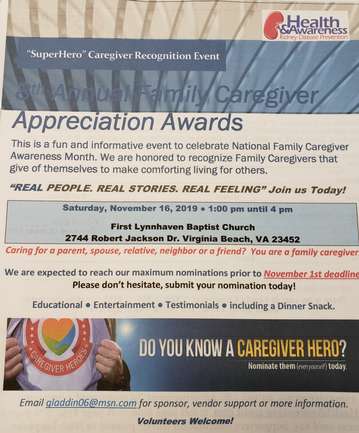Event 8th Annual Family Caregiver-Organ Donor Appreciation Award