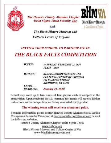 Event Black Facts Competition
