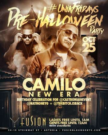 Event Friday October 25th 2019 Halloween Party 2019 At Fusion Lounge NY