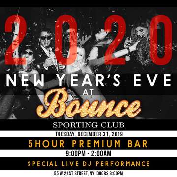 Event Bounce NYC New Years Eve