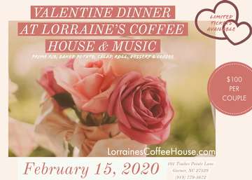 Event Valentine's Prime Rib Dinner and Show