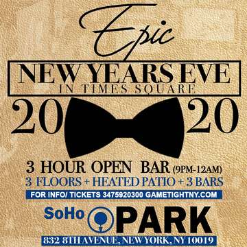 Event Soho Park New Years Eve NYE 2020