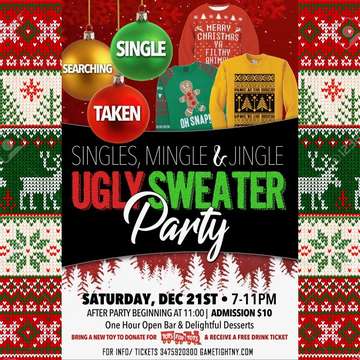 Event Loft 51 NYC Single, Mingle & Jingle Ugly Sweater party 2019