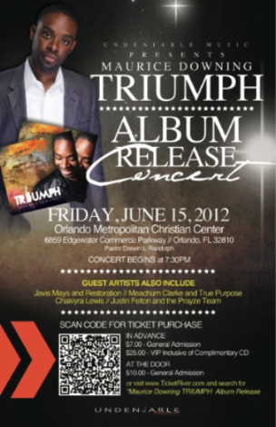 Event Maurice Downing - TRIUMPH Album Release