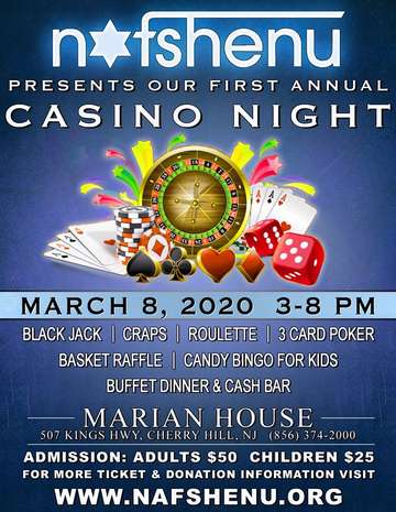 Event NAFSHENU's 1st Annual Casino Night