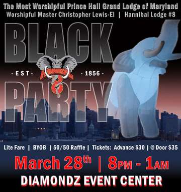 Event Hannibal Black Party 2020