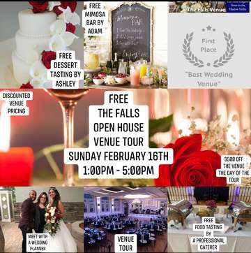 Event The Falls Venue Open House tour & Food tasting with mimosa bar 