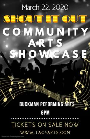 Event Shout It Out: Community Arts Showcase