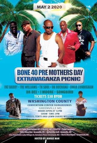 Event Bone 40 Pre-Mother's Day Extravaganza Picnic