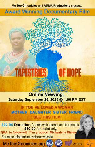 Event Tapestries of Hope Documentary and Zoom Q&A