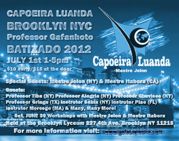 Event Capoeira Luanda Brooklyn NYC Batizado 2012