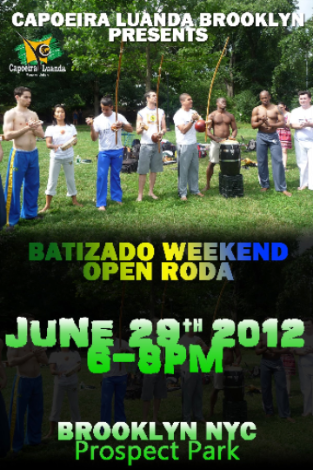 Event Capoeira Luanda Open Roda in Prospect Park