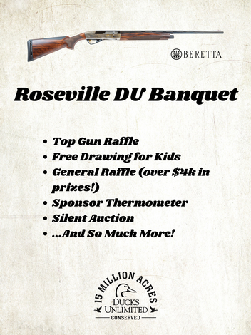 Event Roseville Ducks Unlimited Dinner Banquet