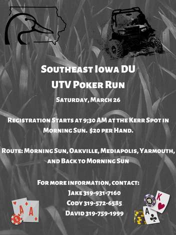 Event South East Iowa UTV Poker Run
