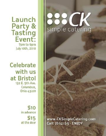 Event CK Simple Catering: Launch Party & Tasting Event
