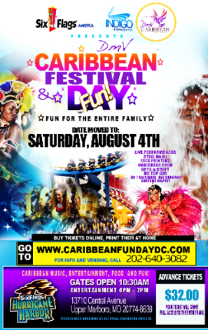 Event Caribbean Festival & Fun Day at Six Flags MD