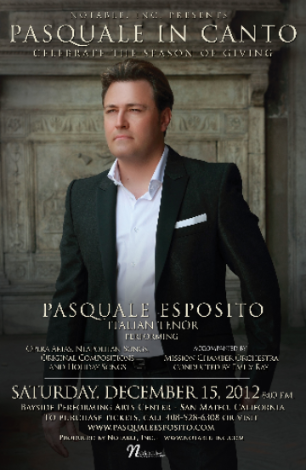 Event Pasquale In Canto ~ Celebrate the Season of Giving