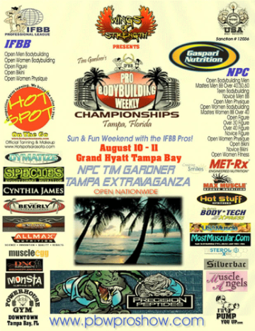 Event 2012 IFBB Pro Bodybuilding Weekly Championships