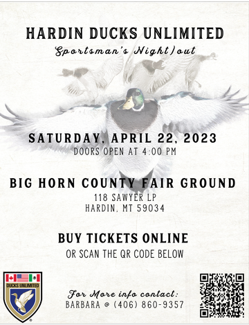 Event Big Horn County (Hardin) Ducks Unlimited Celebration