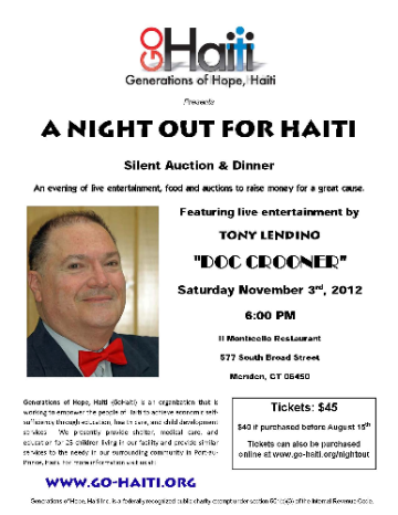 Event A Night Out for Haiti