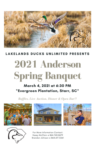 Event Lakelands Spring Banquet: Anderson, SC