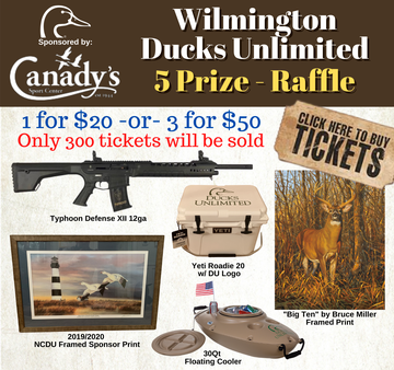 Event Wilmington DU Online Auction -AND- 5 Prize Raffle