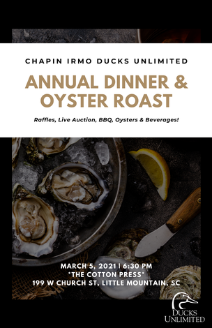Event Chapin Irmo Annual Oyster Roast: Little Mountain, SC (SOLD OUT)