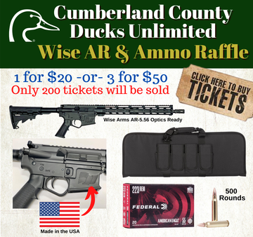 Event Cumberland County DU Online Auction -AND- Wise AR & Ammo Raffle
