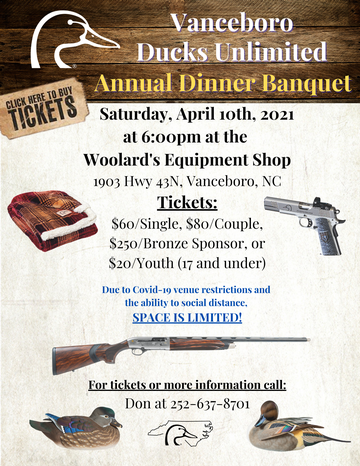 Event Vanceboro Banquet - SOLD OUT!!!