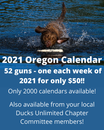 Event 2021 Oregon Calendar Raffle