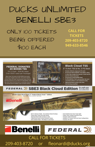 Event Benelli SBE3 Federal Black Cloud Edition Burnt Bronze